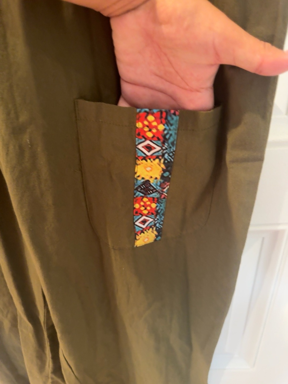 NWT Olive Daisy Wide Leg Jumpsuit Romper Overalls Pockets Boho size 3XL - Picture 4 of 8